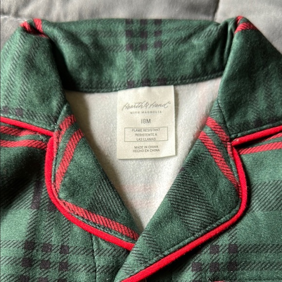 Hearth & Hand Green and Red Plaid Pajama Set - Picture 4 of 6